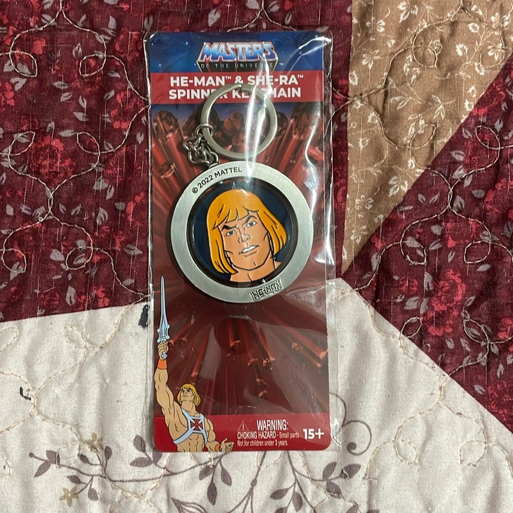 He-Man and She-Ra Spinner Keychain